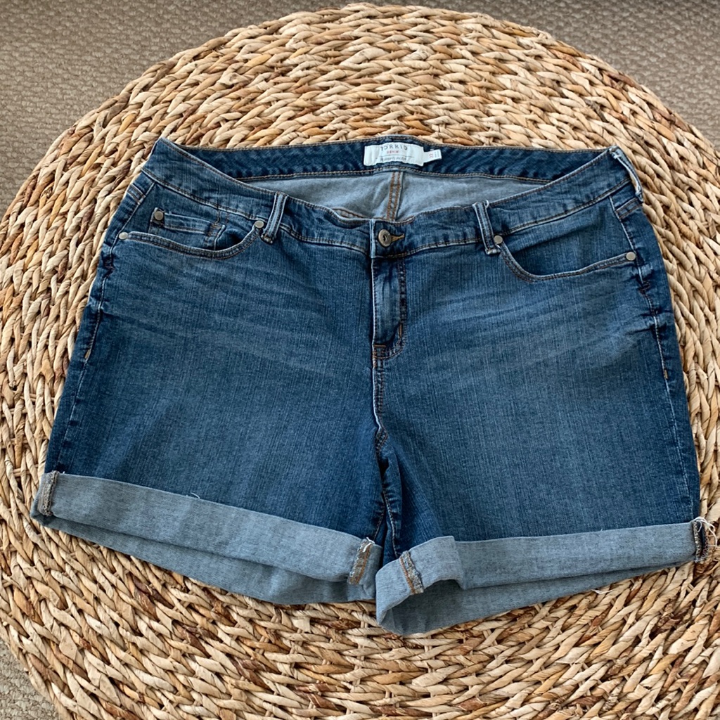 Torrid Classic Denim Cuffed Short